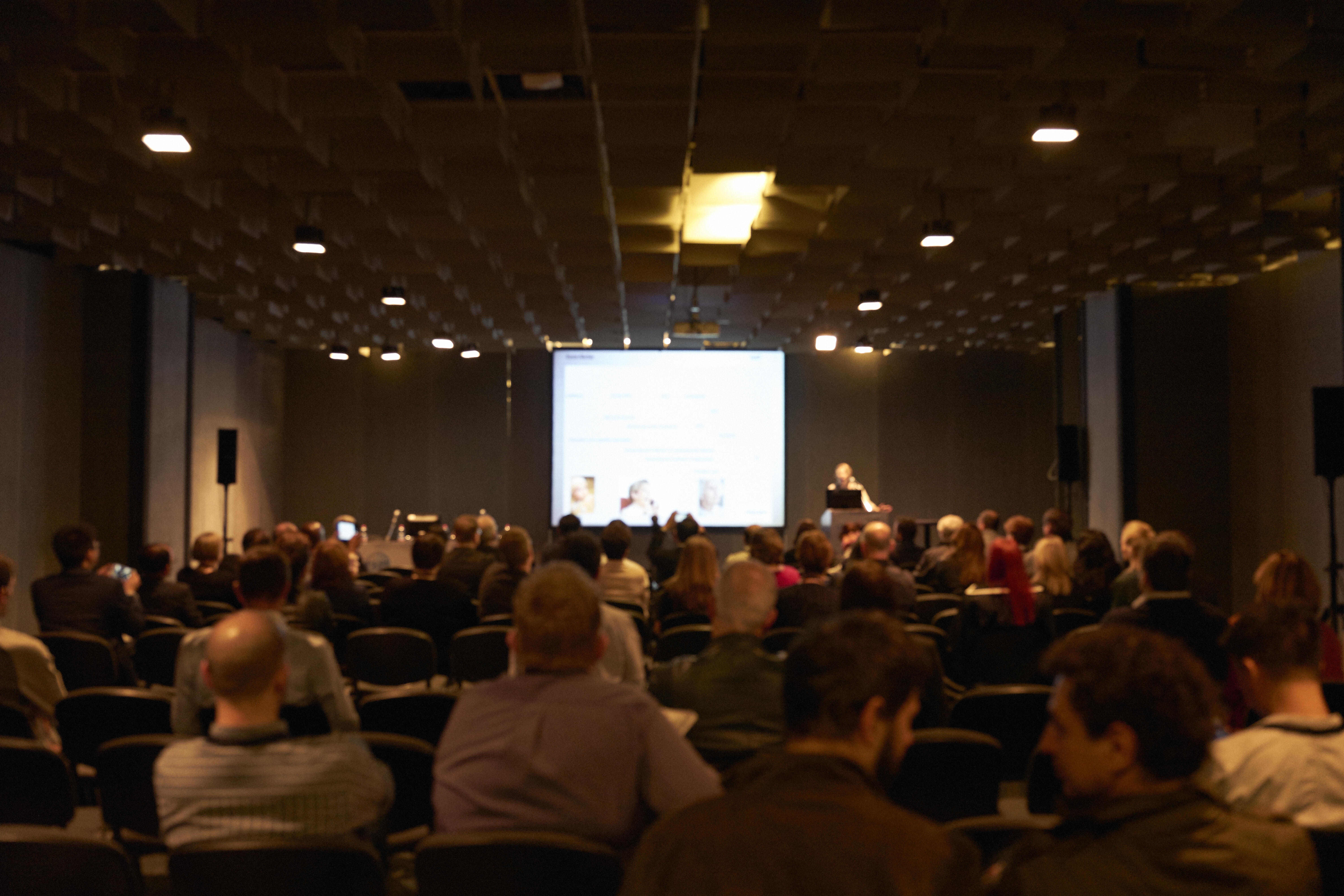 End of the auditorium