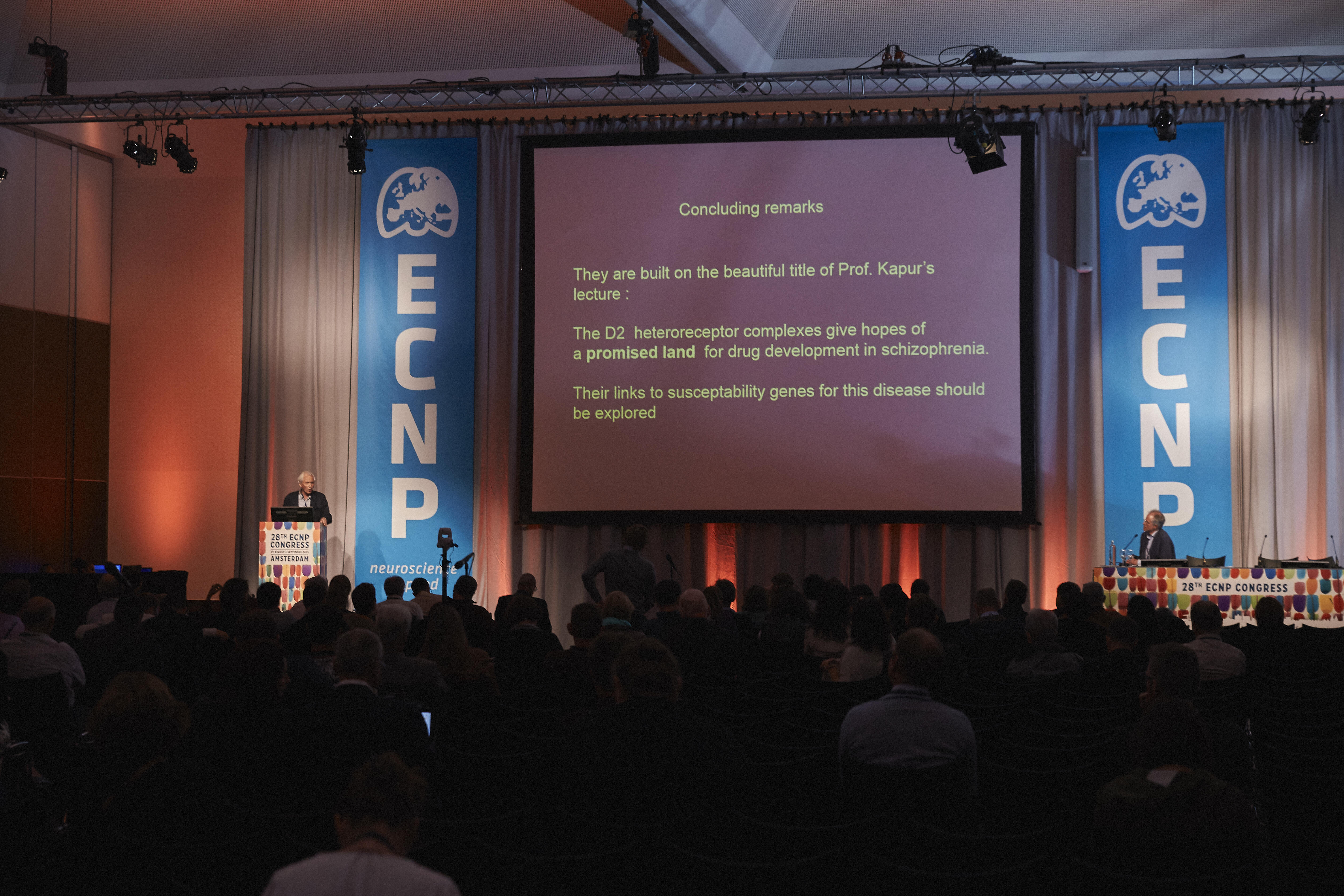 Professor Kapurs lecture at ECNP