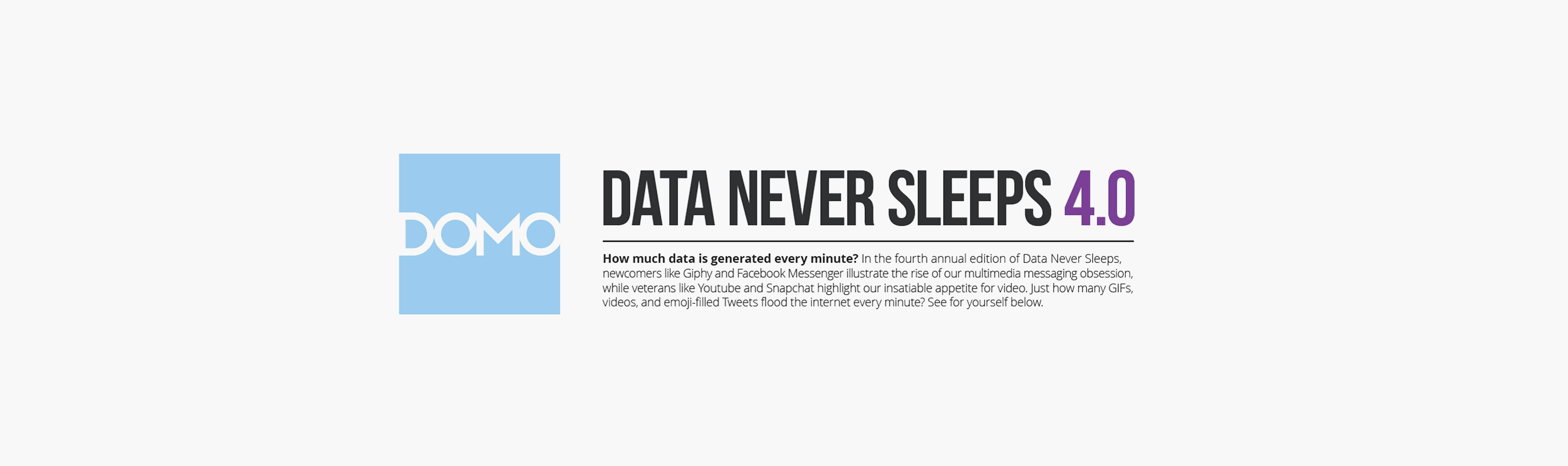 Data never sleeps
